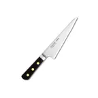 image of Korin HMI-SCGA-180 Misono Garasuki Knife, 7" Carbon Steel, 70/30 Beveled Edge, POM Handle, Japan