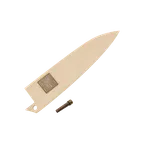image of Korin HNE-SAYA-P-100 Nenox Saya Cover Petty, 4" (10cm), Handcrafted, Japanese Magnolia Wood, Natural