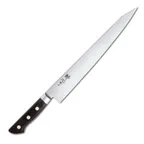 image of Korin HSU-HCSU-270 Sujihiki Knife, 10-1/2" (27cm) Steel, Forged Beveled Edge, Wood Handle, Japan