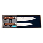 image of Korin HSU-IN2 Suisin Inox Knife Set, 2pc, 7" Guytou & 6" Petty, Forged Rust-Resistant Steel - 1/Set