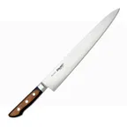 image of Korin HSU-INSU-300 Sujihiki Knife, 11-4/5" (30cm) Right Hand, Forged 8A Steel Blade, Wood Handle