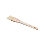 image of Korin TK-1136 Basting Brush, 9" Long, White Goat Hair Bristles, Pine Wood Handle