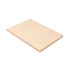 image of Korin TK-201-H40 Hi-Soft Cutting Board, 15-3/4"L x 11-1/2"W x 4/5"H, Polyvinyl Acetate, Brown/Tan