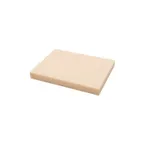 image of Korin TK-204 Cutting Board, 7-3/4"L x 6"W x 3/4"H, Antibiotic Non‑Slip Polyvinyl Acetate, Brown/Tan