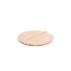 image of Korin TK-302-04-27 Wooden Round Lid, 10-5/8" (27 cm) Flat Style, Fits TK-302-06 Cookware