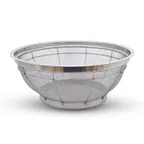 image of Korin TK-401-02-40C Colander, 16" dia. x 6-1/2"H, Stainless Steel, Round, Shallow