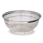 image of Korin TK-401-02-46 Colander, 18" dia. x 8"H, Stainless Steel, Dishwasher Safe