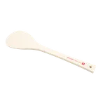 image of Korin TK-603-05 Plastic Turner, 17" Long, White, Anti-Bacterial, Dishwasher Safe
