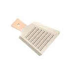 image of Korin TK-606-03A Mini Grater, 4-1/4"L x 3-1/4"W, Copper & Aluminum, Handmade, Single Sided