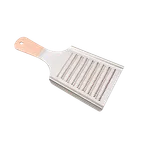 image of Korin TK-606-03B Manual Grater, 11"L x 5-1/2"W, Copper Handle & Aluminum Blade, Single Sided