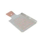 image of Korin TK-606-03D Manual Grater, 3"L x 2"W, Copper Handle, Single‑Sided Copper & Aluminum Blade
