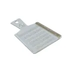 image of Korin TK-606-09 Mini Grater, 3"L x 2-1/4"W, Single‑Sided Stainless Steel Handle and Blade