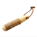 image of Korin TK-609-13-10 Surikogi Pestle, 4.0" Round Sansho Wood, Hand‑Held Wooden Grinding Tool