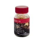image of Korin TK-627-09 Edible Gold Flakes, 0.4g, Fine 10mm, Decorating Flakes