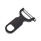 image of Mercer M33072 Y-Peeler, 4" Length, Carbon Steel Blade, Handle, Eye Remover, Black Red White