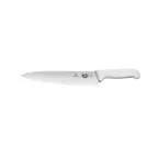 image of Victorinox 5.2007.25 Chef Knife – 10" Blade, 2-1/4" White Fibrox Pro Slip‑Resistant Handle, NSF
