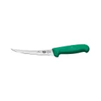 image of Victorinox 5.6614.12 Boning Knife – 5" Flexible Stainless Blade, Green Fibrox Pro Plastic Handle