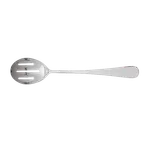 image of Libbey 002 142 Slotted Serving Spoon – 11" Long, Windsor, 18/8 Stainless Steel - 1/Case