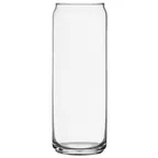 image of Libbey 1009361 Slim Can Glass – 12.5 oz Clear Stemless Beer Glass, Partially Tempered, Safedge® Rim, 6 3/8" H x 2 3/8" D – 24/Case