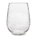 image of Libbey 1082 Stemless Wine Glass, 17 Oz Clear Glass, 4½" Height, Safedge Rim, Dishwasher Safe - 1/Case