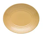 image of Libbey 109751 China Platter - Oval Tan Ceramic, 12"-1/8 x 10"-1/8 x 1"-1/2, Canyonlands - 12/Case