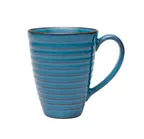 image of Libbey 109768 China Mug – 13 Oz Blue Canyonlands Ceramic, 3¾" Dia x 4½" H, 2" Foot - 12/Case