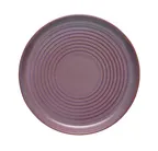 image of Libbey 109775 Stacking Dinner Plate, 8" Dia x 3/4" H, Round Terracotta Mauve Ceramic - 12/Case