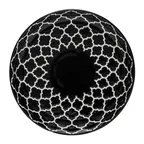 image of Libbey 109970 - 6½" Round China Plate, Coupe Rim, Black, Stackable, 6.5" Dia, China - 24/Case