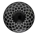 image of Libbey 109972 Samira Black China Saucer, 5-3/4" Diameter Round, Premium China, - 36/Case