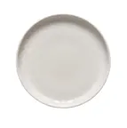 image of Libbey 110004 - 6½" Round China Plate, White Samira Design, Stacking, 6-1/2" Dia., 24/Case