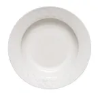 image of Libbey 110009 - 11¾" Round China Plate, White Rimmed, 11-3/4" Diameter, Premium China - 12/Case