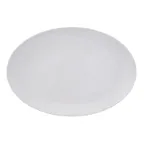 image of Reserve by Libbey 113337 China Platter, 12.5" W x 8.3" D x 1.5" H, White Porcelain Rim - 1/Case