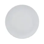 image of Reserve by Libbey 113347 - 10.25" Round Coupe Rim Porcelain Plate, White, 0.8" Height - 12/Case