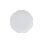image of Reserve By Libbey 113350 - 6" Round Coupe Rim Porcelain Plate, White, 0.67" Height, 12/Case