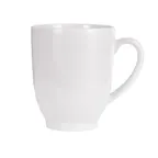 image of Reserve by Libbey 113601 China Mug, 10‑Oz Porcelain, White, 3.1" Dia x 3.8" H – 24/Case