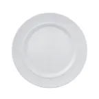 image of Reserve By Libbey 113610 - 11" Round Porcelain Dinner Plate, White, 0.9" Height, 12/Case