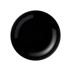 image of Libbey 113669 Low Bowl - 9" Round Porcelana Black Porcelain, 30 oz Capacity, General Use, 24/Case