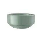 image of Libbey 113675 Nestabowl - 6 oz Round Porcelain Moss China Bowl, General Use, 6" Diameter - 36/Case