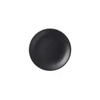 image of Reserve by Libbey 114023 - Coupe Round Plate, 5.875" Dia x 1" H, Porcelain Dark Glaze, 36/Case