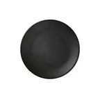 image of Reserve by Libbey 114027 - 8¼" Coupe Plate, Round Porcelain, Dark Matte Glaze, 7/8" Height - 24/Case