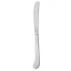 image of Libbey 132-5262 Dinner Knife – 8.3" Blade, Solid Handle, 18/0 Stainless Steel, Satin Finish - 12/Case