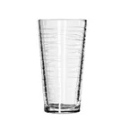 image of Libbey 15646 Cooler Glass – 20 oz Stemless Glassware, Wave Design, Partially Tempered DuraTuff®- 12/Case