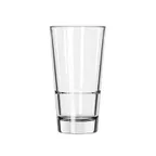image of Libbey 15720 Pub Glass – 16.5 oz Stemless Tumbler, Partially Tempered, DuraTuff® Stackable - 12/Case
