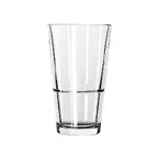 image of Libbey 15790 Mixing Glass – 16 oz, 5‑3/4" H x 3‑1/2" W, Clear DuraTuff Glass, Stackable - 24/Case