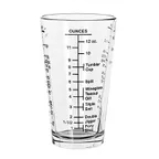 image of Libbey 1639/1918M - 16 oz DuraTuff® Glass, 5"-7-8" H x 3"-1/2" T, Fits Shakers, 8/Case