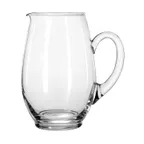 image of Libbey 1783127 Glass Pitcher 63.9 oz Water Pitcher with Handle, Glass, 32‑63 oz Capacity - 6/Case
