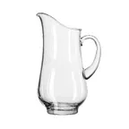 image of Libbey 1787724 Atlantis Glass Pitcher, 73 oz (5.7 qt), Footed Hand‑Blown, Height 11‑1/8" - 6/Case