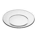 image of Libbey 1788489 Glass Dinner Plate, 10½" Round Tempered Glass, Moderno Design - 12/Case