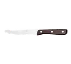 image of Libbey 201-2682 Steak Knife, 9-1/4" Round Tip, Black Bakelite Handle, Stainless Steel Blade - 12/Case