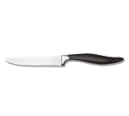 image of Libbey 201-2801 Steak Knife – 8¾" Forged Stainless Steel Blade, Black ABS Plastic Handle - 12/Case